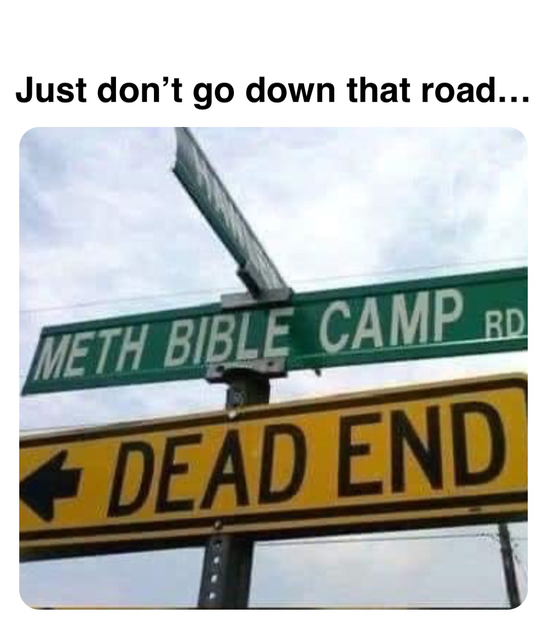 Double tap to edit Just don’t go down that road…