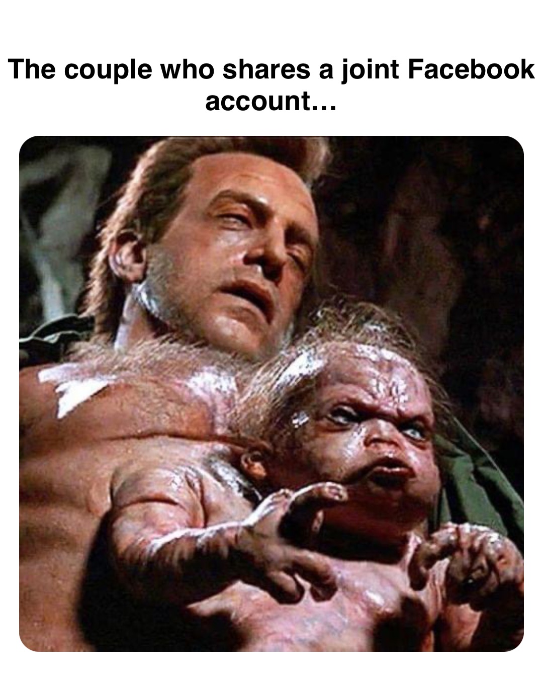 Double tap to edit The couple who shares a joint Facebook account…