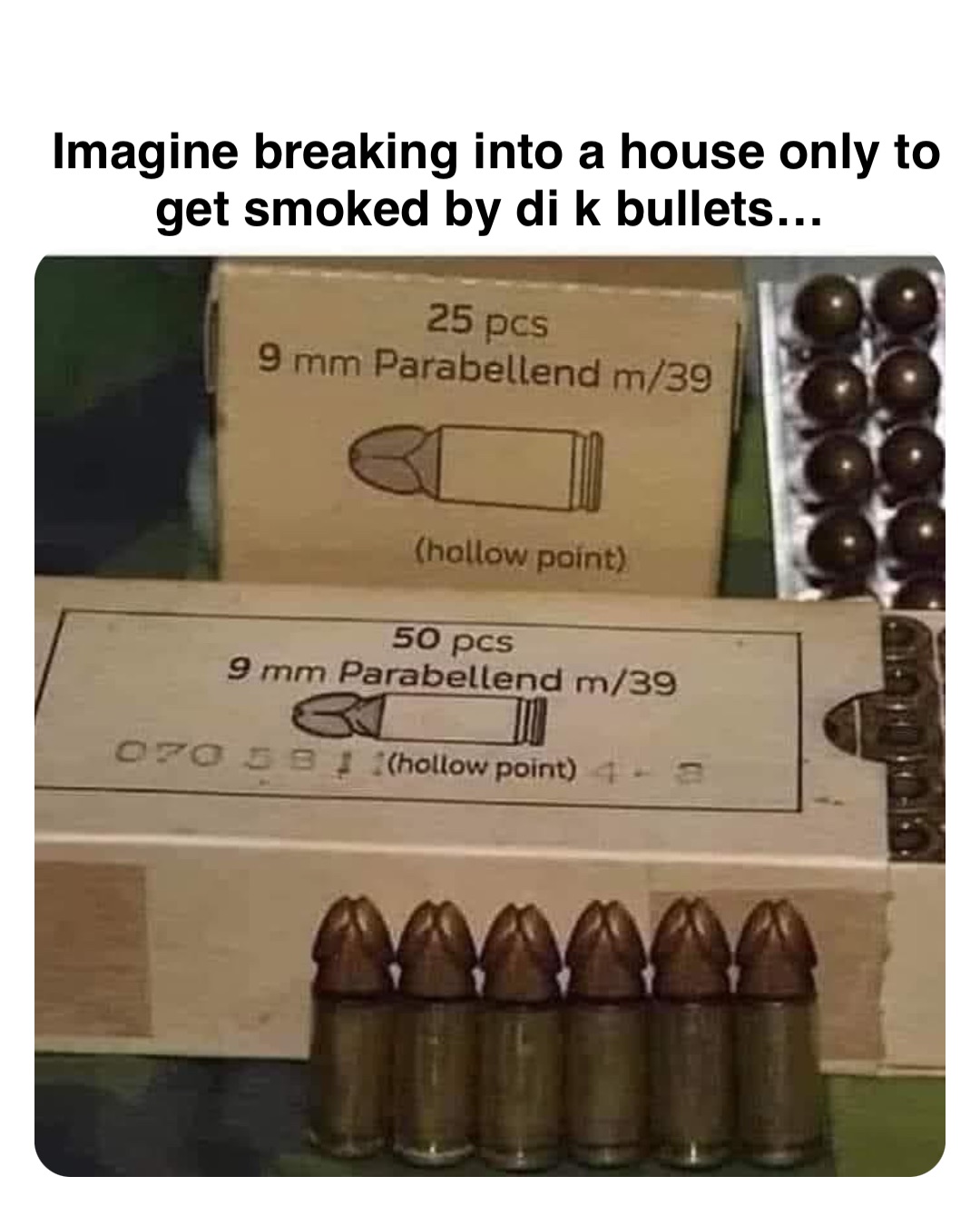 Double tap to edit Imagine breaking into a house only to get smoked by di k bullets…