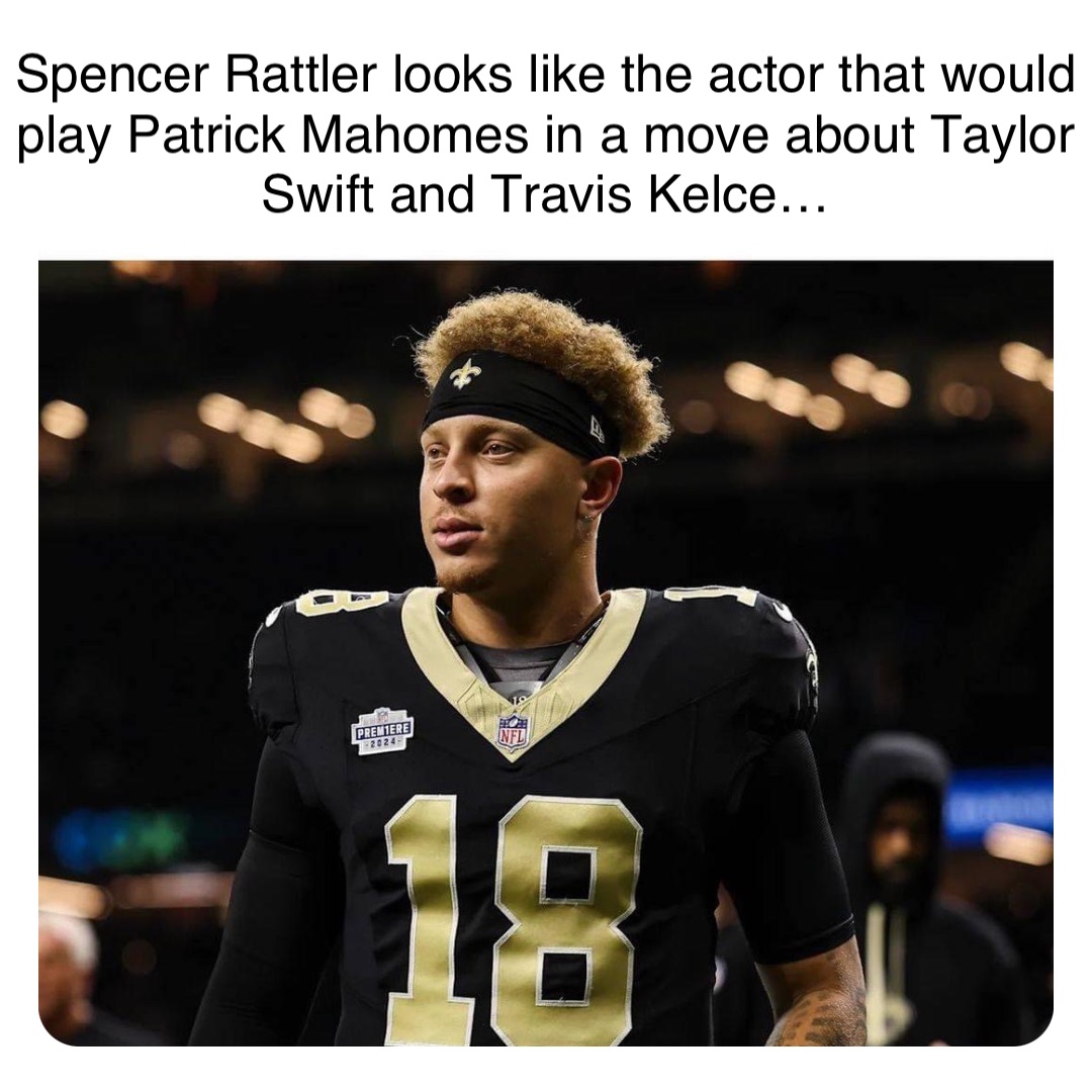 Double tap to edit Spencer Rattler looks like the actor that would play Patrick Mahomes in a move about Taylor
Swift and Travis Kelce…