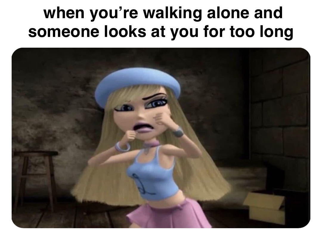 Double tap to edit when you’re walking alone and someone looks at you ...