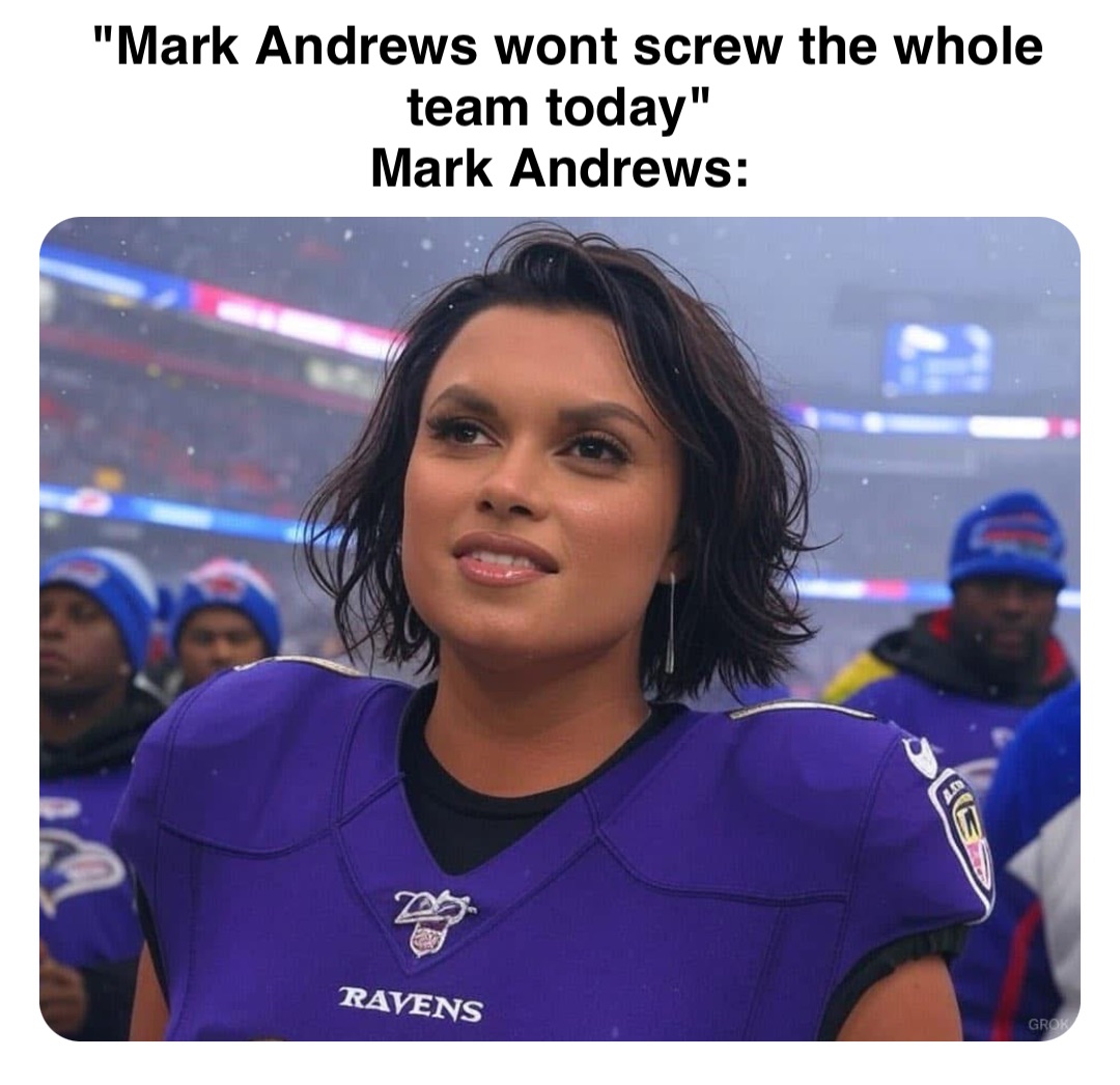 Double tap to edit "Mark Andrews wont screw the whole team today"
Mark Andrews: