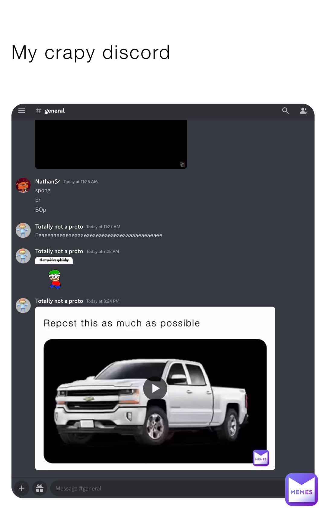 My crapy discord