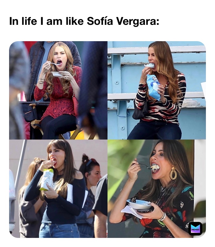 In life I am like Sofía Vergara: