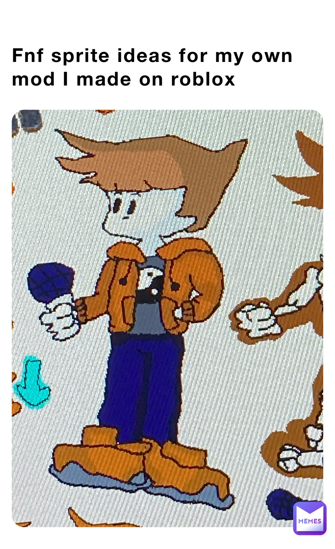 Fnf Sprite Ideas For My Own Mod I Made On Roblox CopyRightStrike1117 