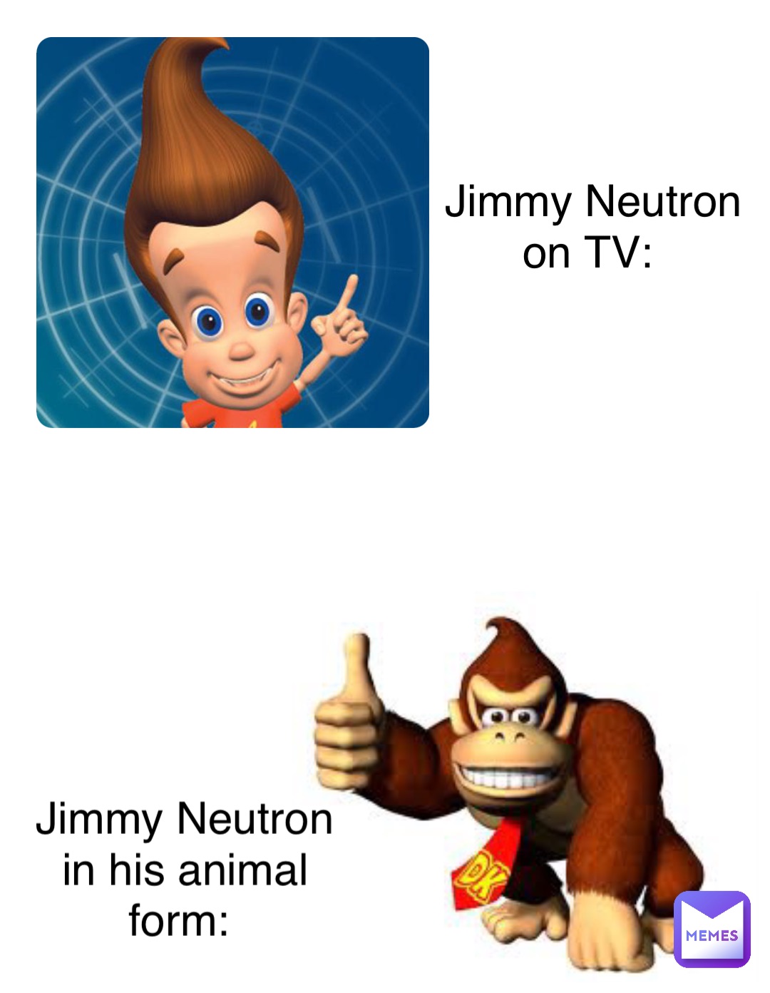 Jimmy Neutron on TV: Jimmy Neutron in his animal form: