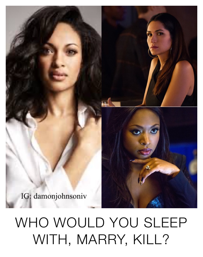 WHO WOULD YOU SLEEP WITH, MARRY, KILL?