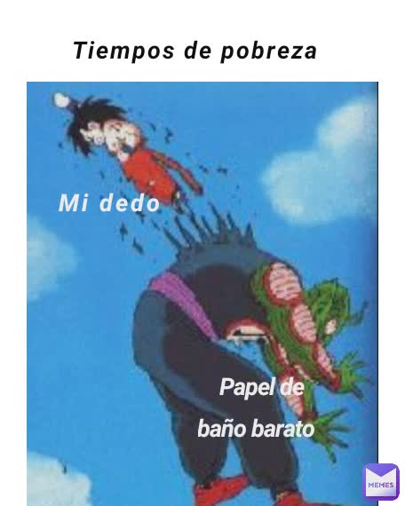 Mi dedo Papel de baño barato Tiempos de pobreza Papel de baño barato Mi dedo