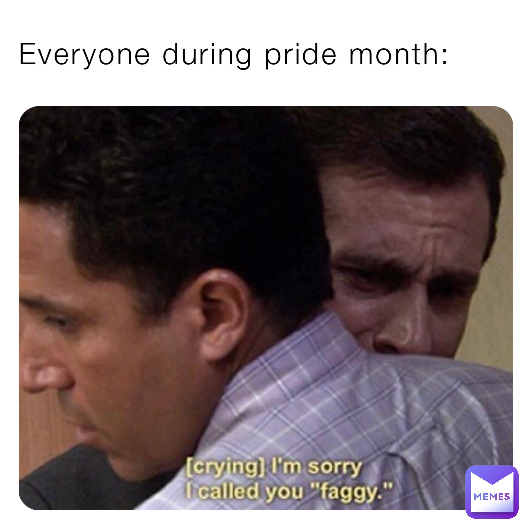 Everyone during pride month: