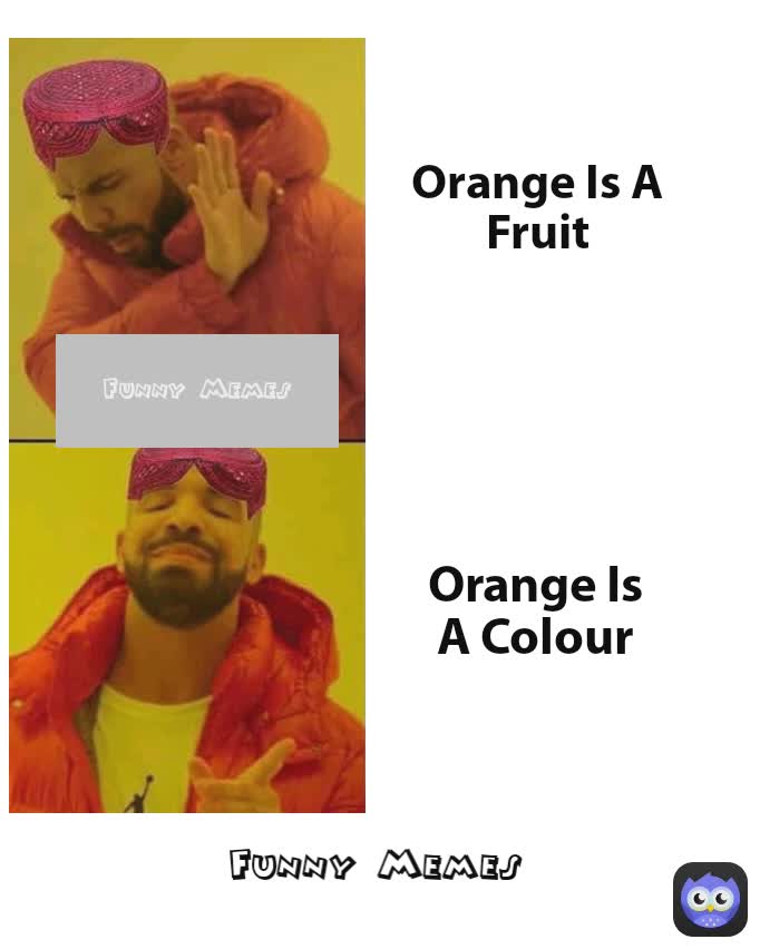 Orange Is A Fruit Funny Memes Funny Memes Orange Is A Colour