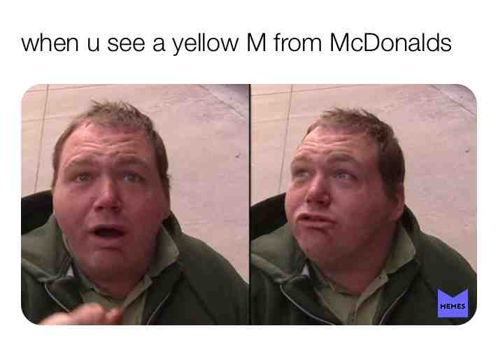 #M   #mcdonalds   #shit  #yellow