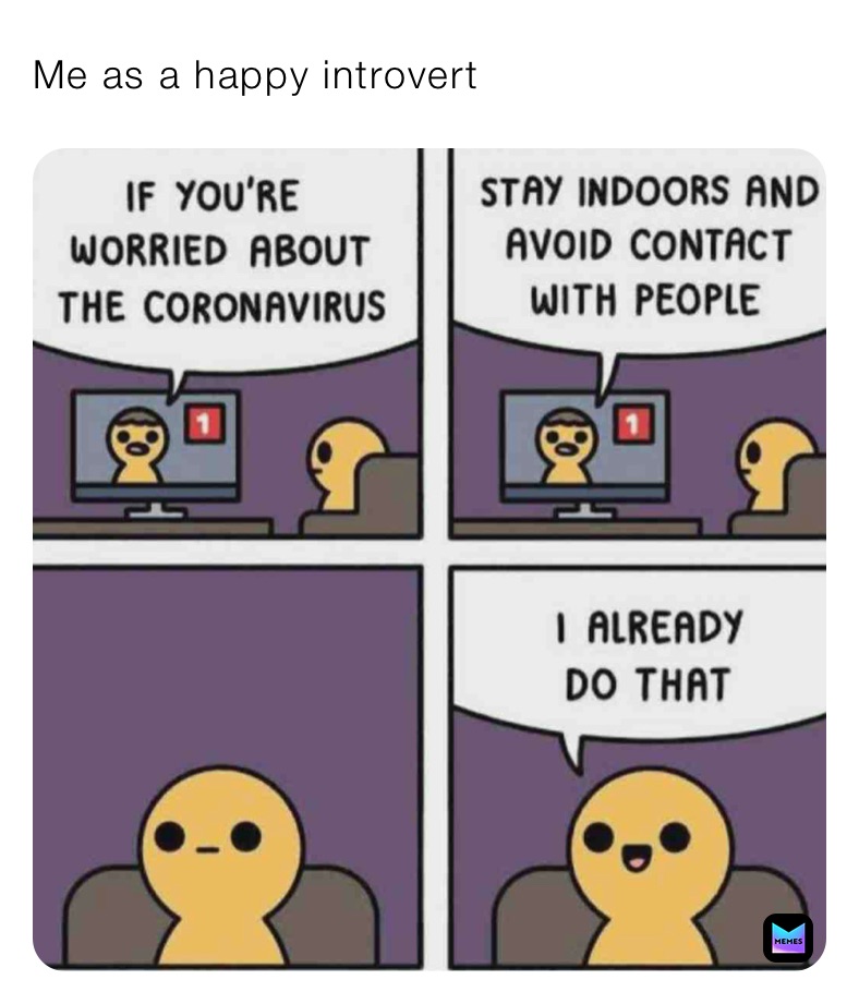 Me as a happy introvert 