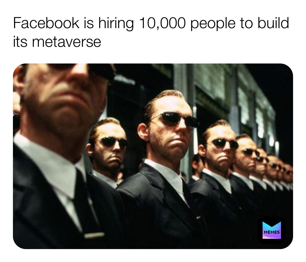 Facebook is hiring 10,000 people to build its metaverse 