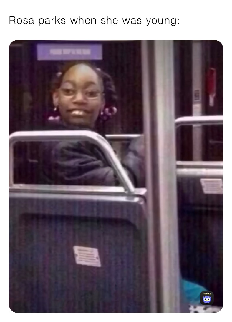 Rosa parks when she was young: