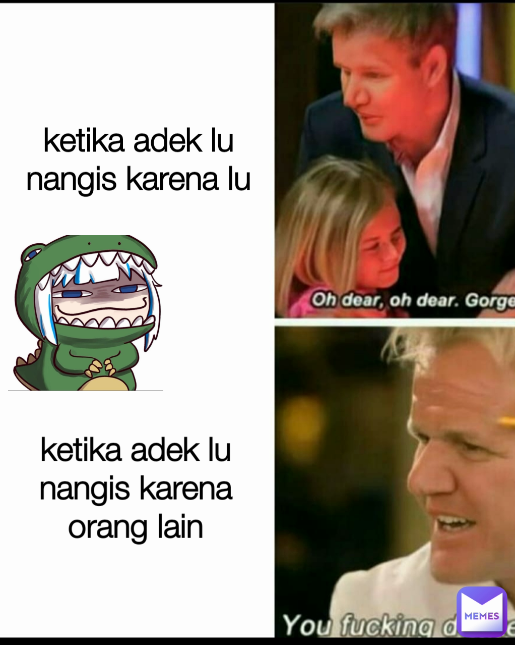 ketika adek lu nangis karena lu ketika adek lu nangis karena orang lain