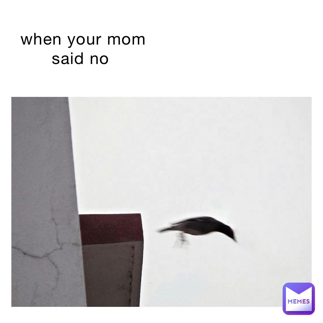 when your mom said no