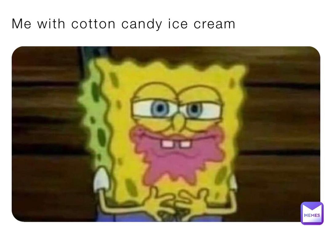 Me with cotton candy ice cream