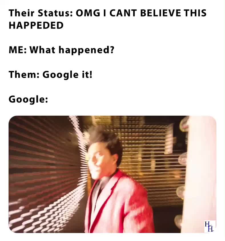 Their Status OMG I CANT BELIEVE THIS HAPPEDED ME What happened? Them