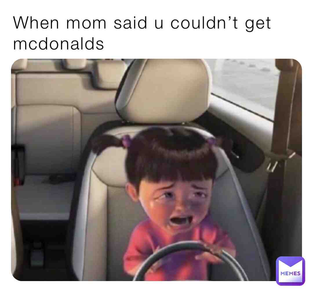 She got ran over by a baby…