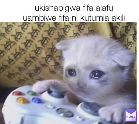 ukishapigwa fifa alafu uambiwe fifa ni kutumia akili