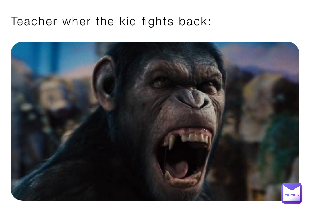 Teacher wher the kid fights back: