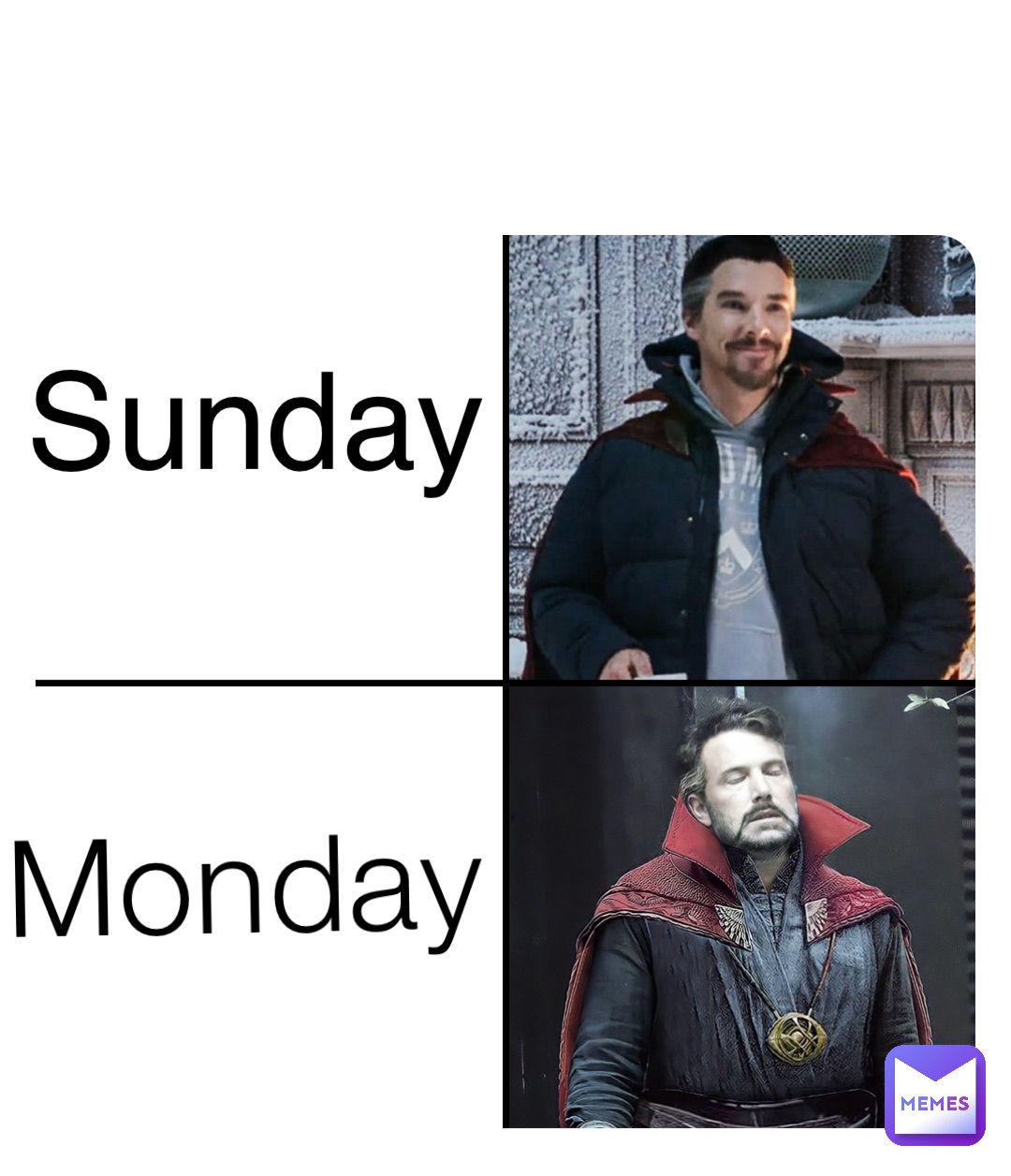 Monday Sunday