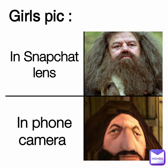 In phone camera  Girls pic : In Snapchat lens