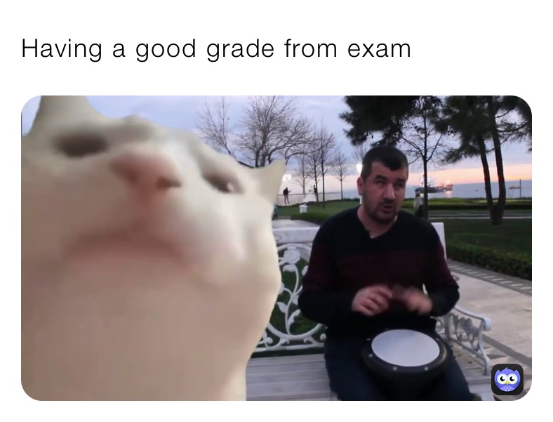 Having a good grade from exam 