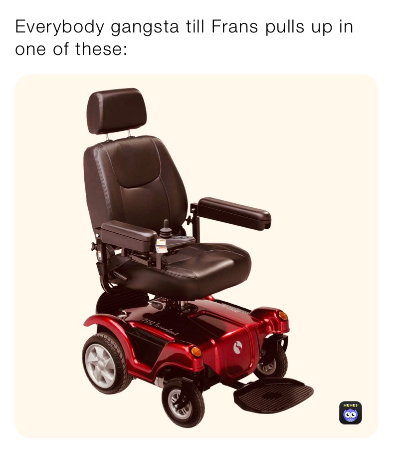 Everybody gangsta till Frans pulls up in one of these: