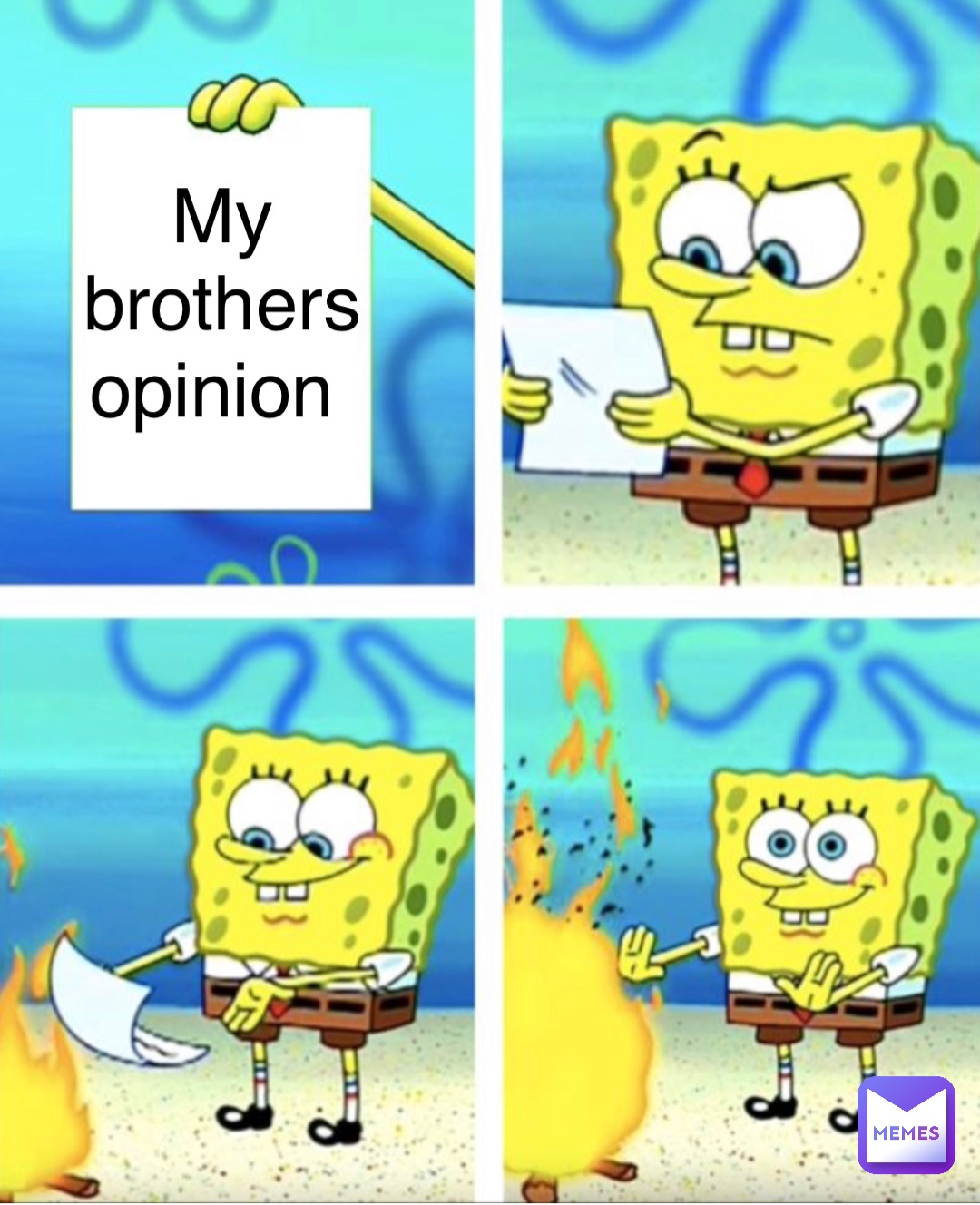 My brothers opinion My brothers opinion