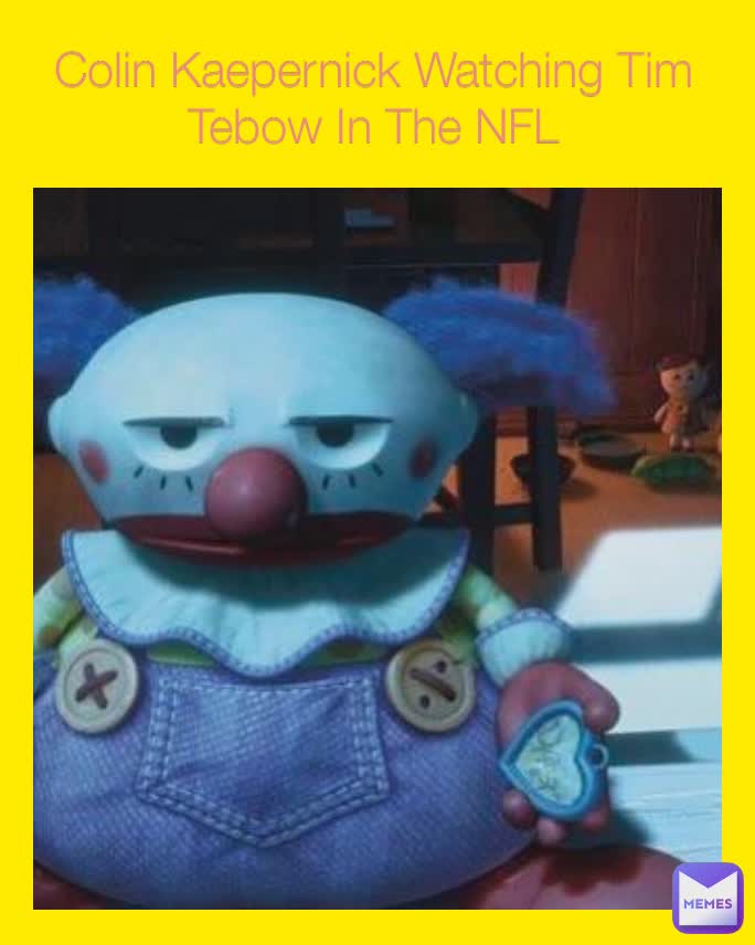 Colin Kaepernick Watching Tim Tebow In The NFL