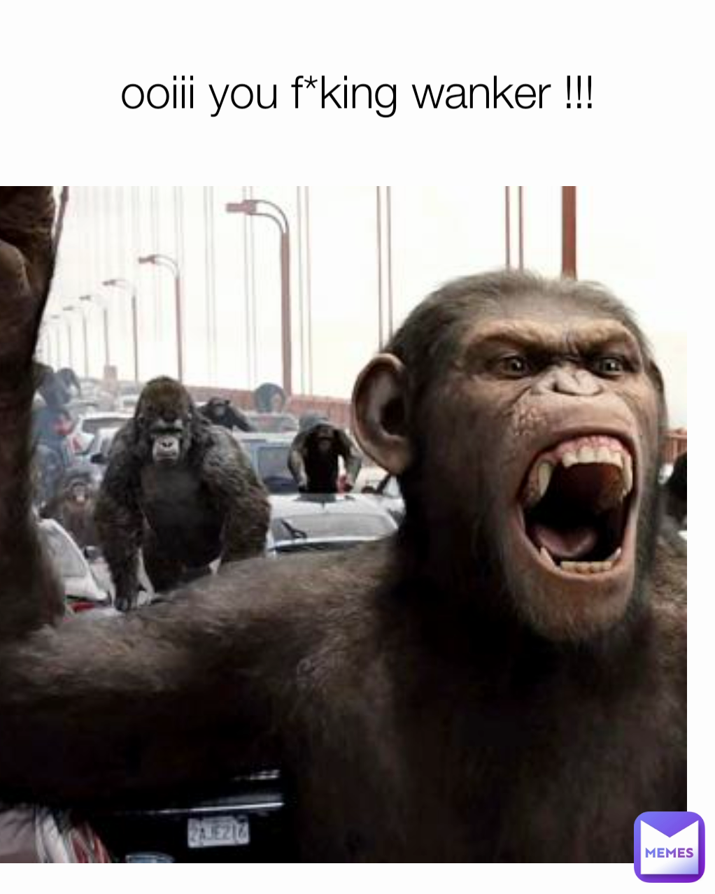 ooiii you f*king wanker !!!