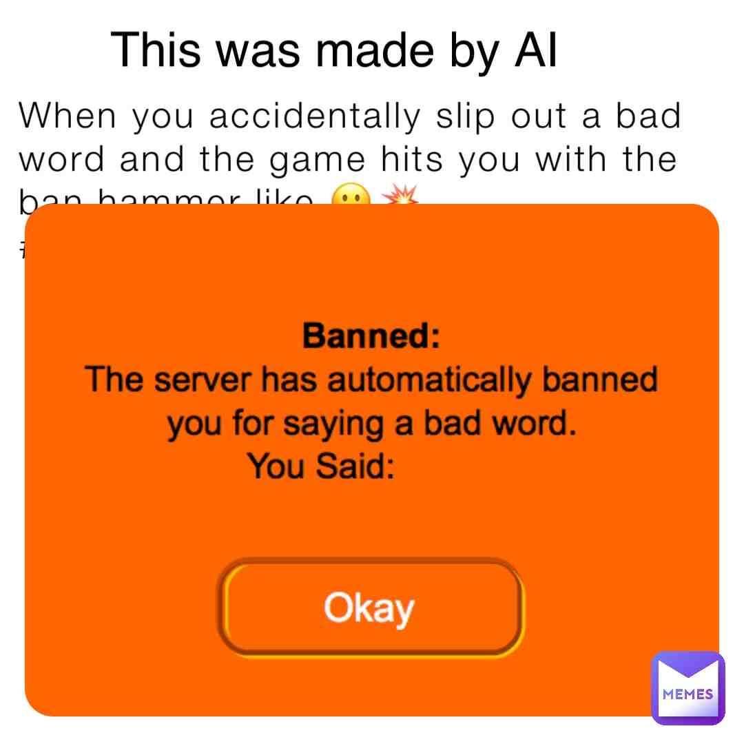 Meme shared by @memer554