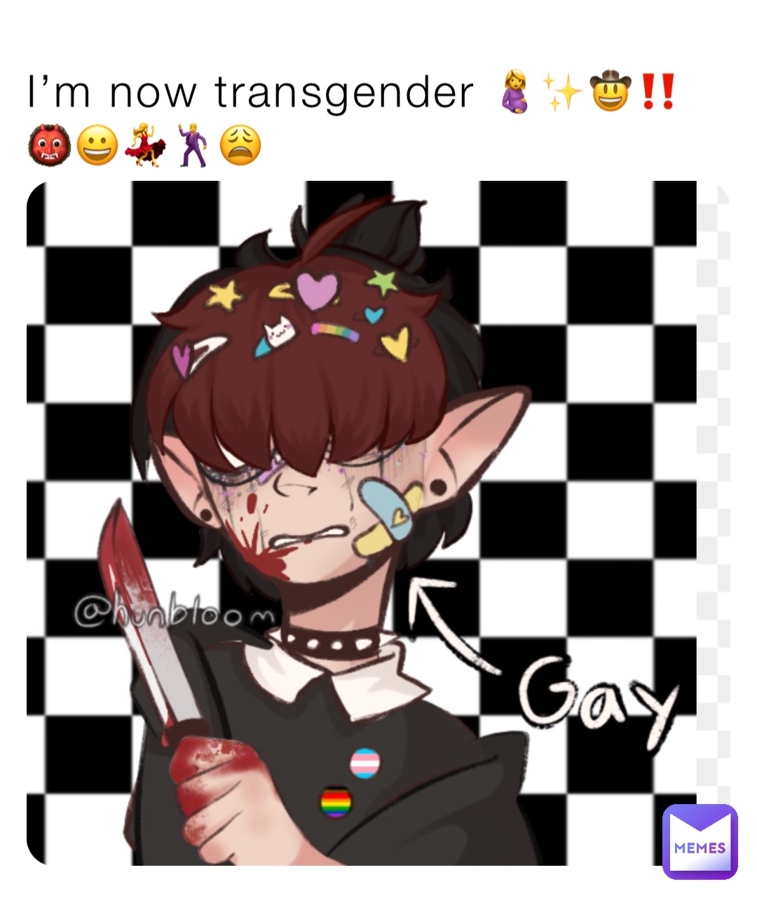 I’m now transgender 🤰✨🤠‼️👹😀💃🕺😩