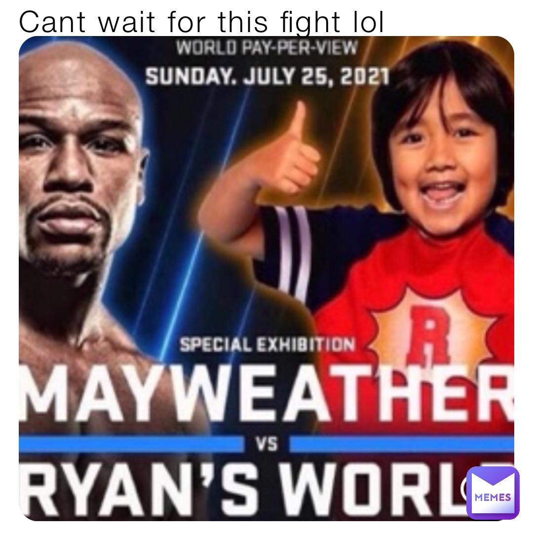 Cant wait for this fight lol