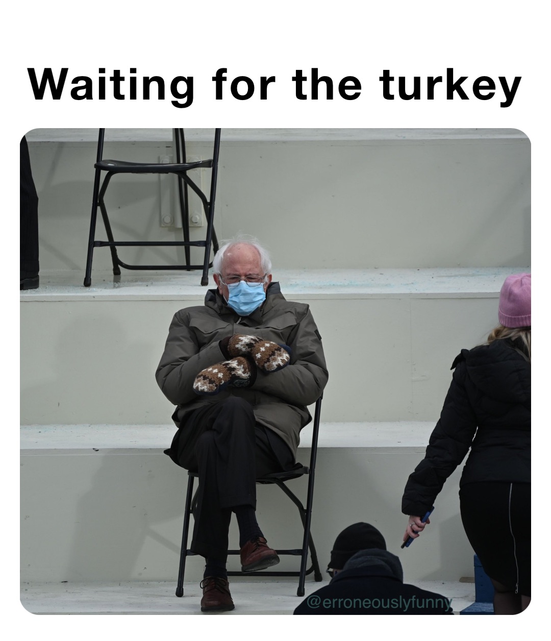 Waiting for the turkey