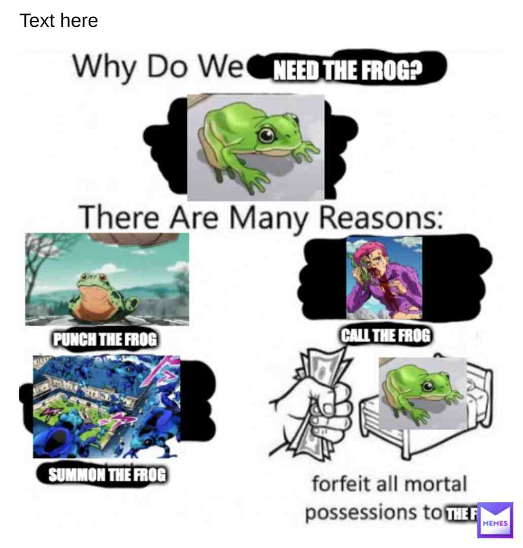 weneed the frog