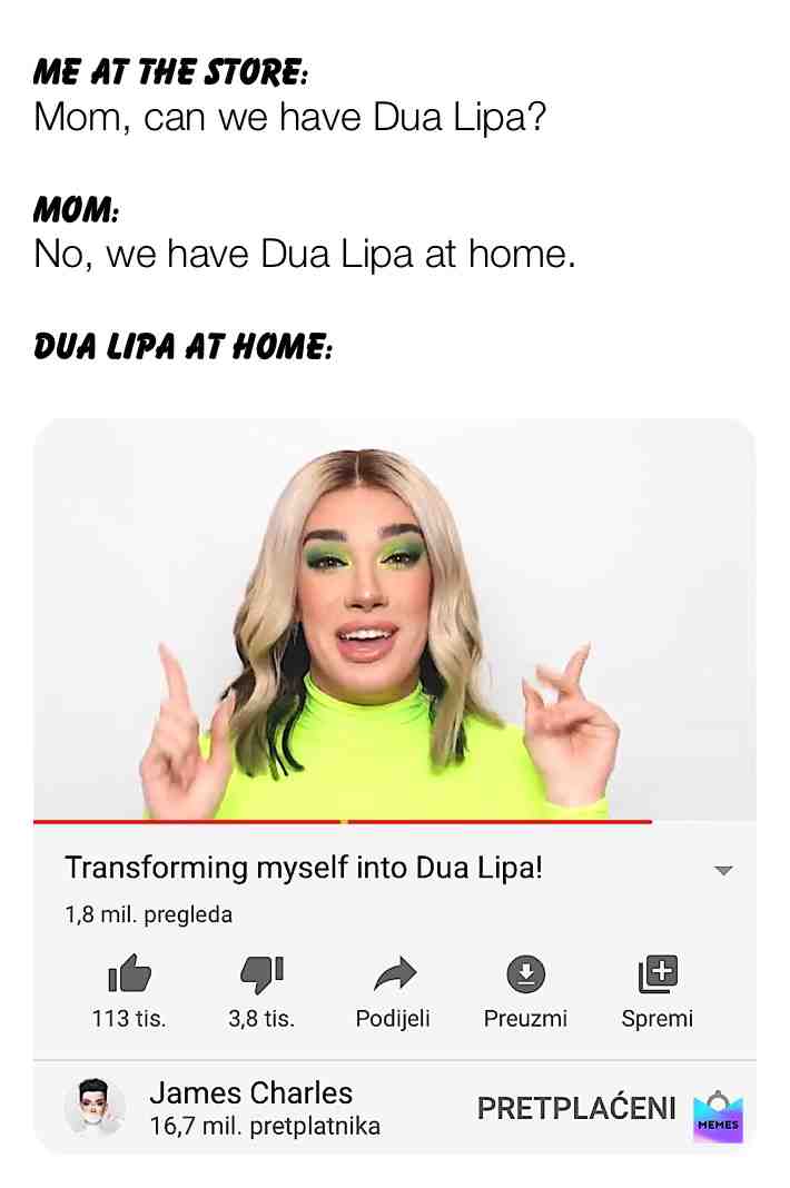 #dualipa  #jamescharles