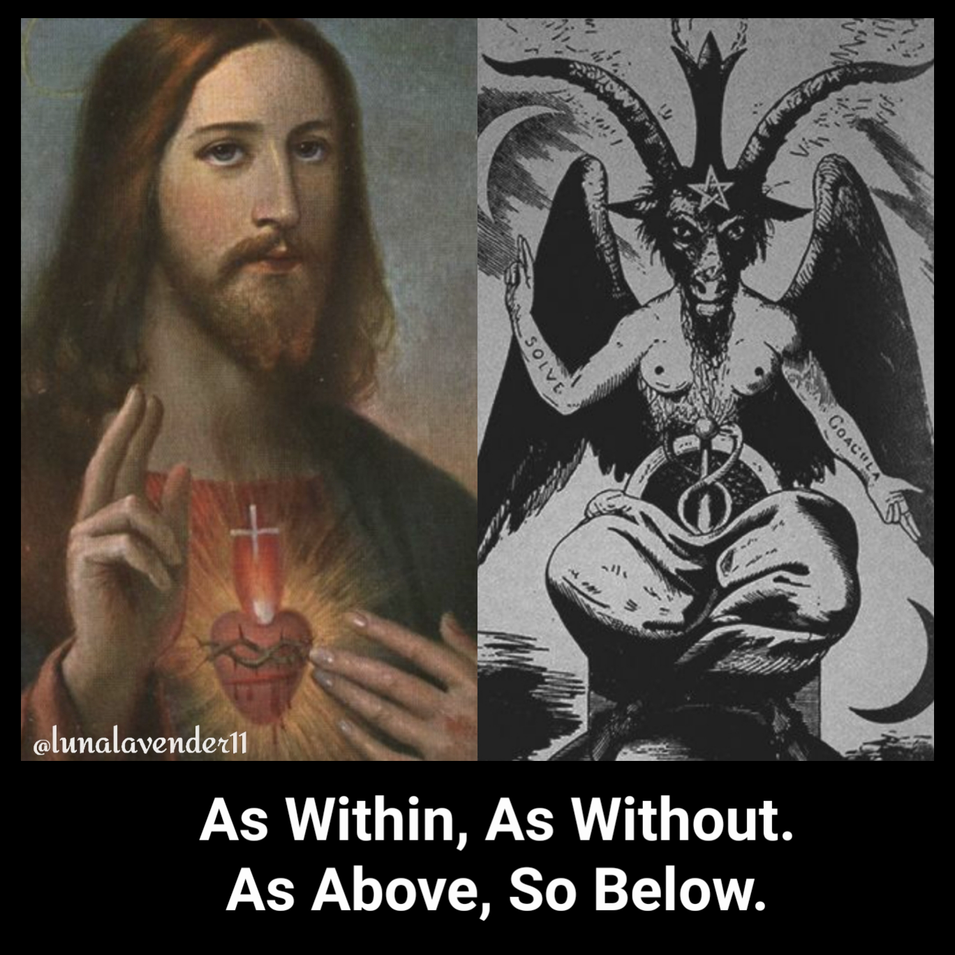 As Within, As Without.
As Above, So Below. @lunalavender11