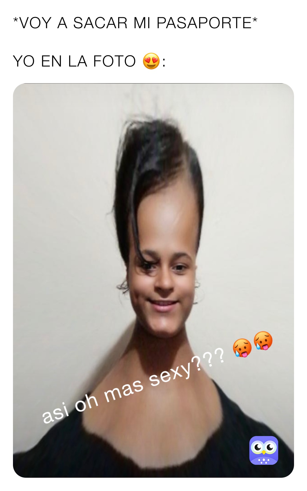 *VOY A SACAR MI PASAPORTE*

YO EN LA FOTO 😍: