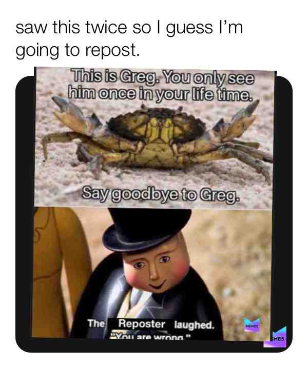 Meme shared by @grunt_goblin