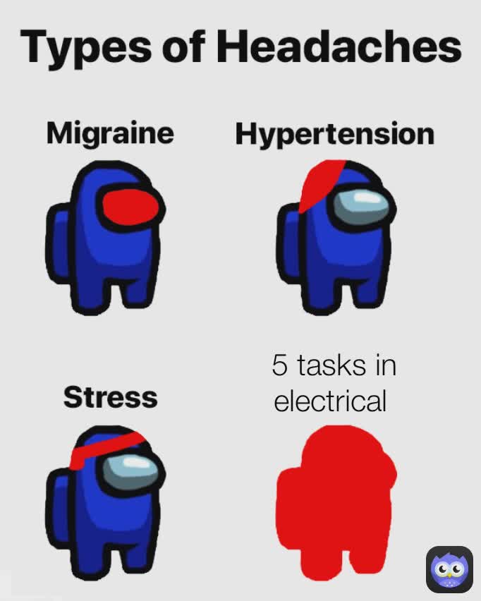 5 tasks in electrical 