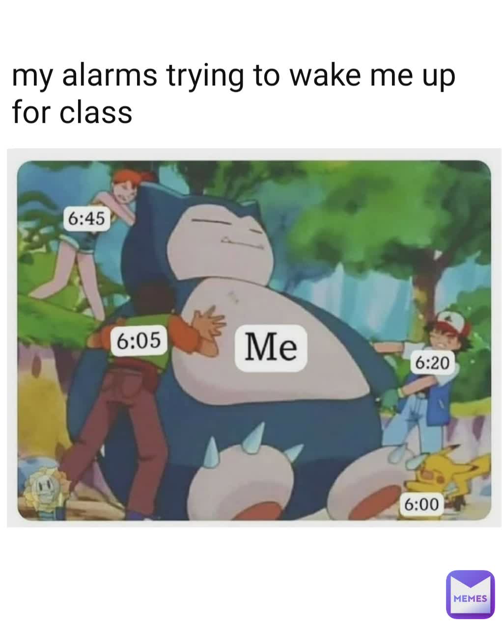 my alarms trying to wake me up for class kale1.1 Memes