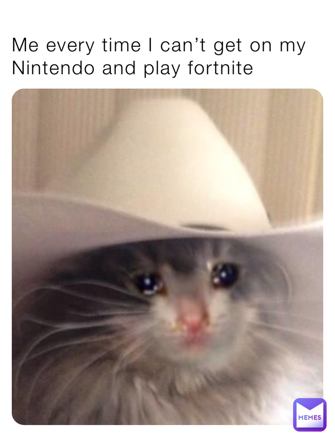 Me every time I can’t get on my Nintendo and play fortnite