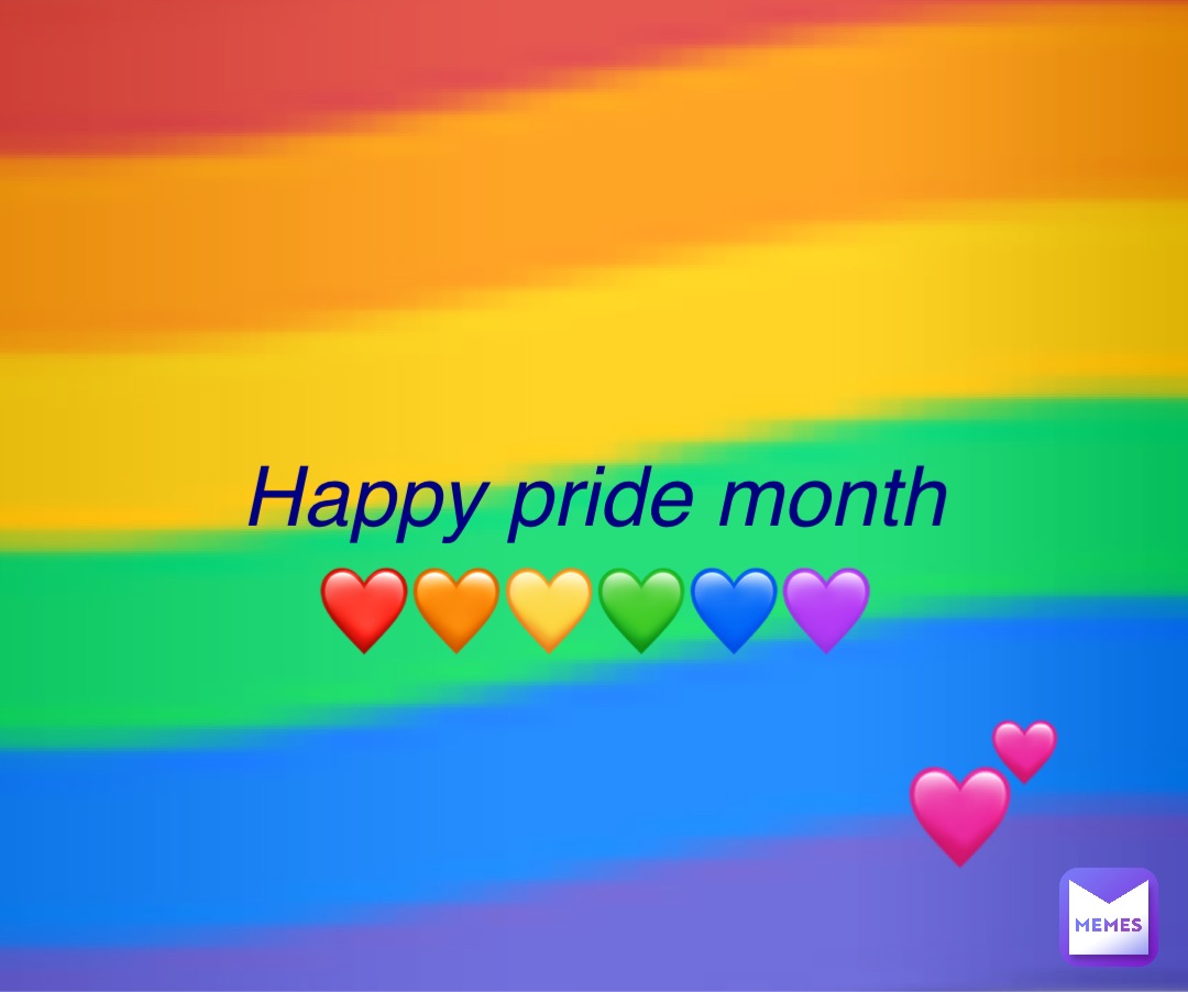 🏳️‍🌈 Happy pride month ❤️🧡💛💚💙💜 💕