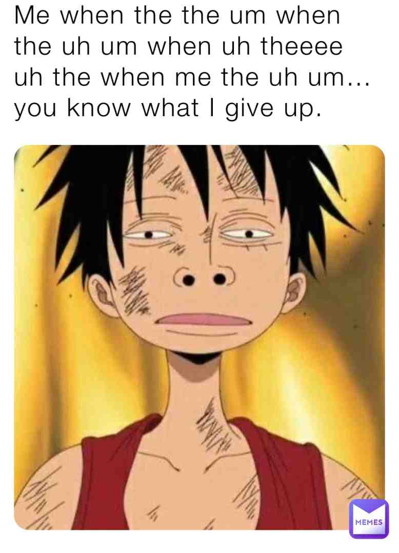 When the um when uh the nvm #onepiece
