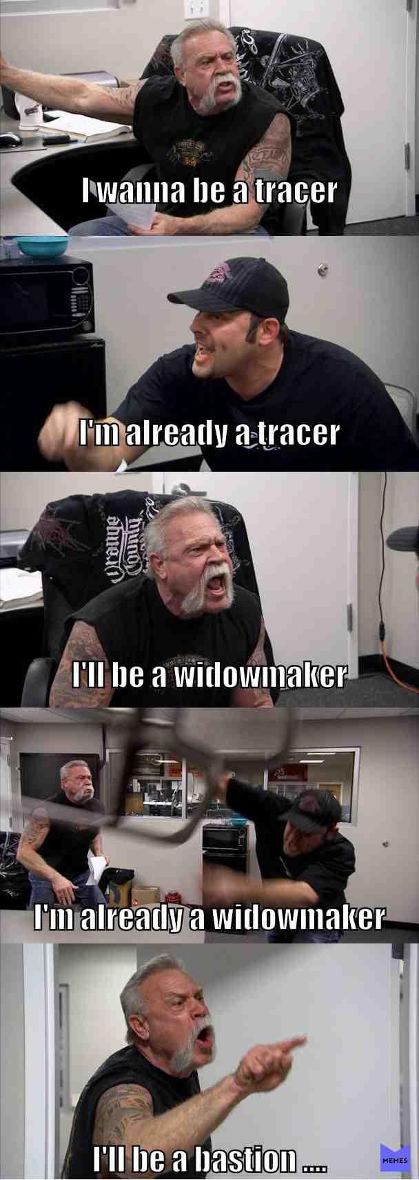 NERF BASTION .... #tracer #widow #widowmaker #bastion #nerfbastion #offensive #offend #memes #edgy #edge #edgymeme #edgymemes #fortnite #emote #emo