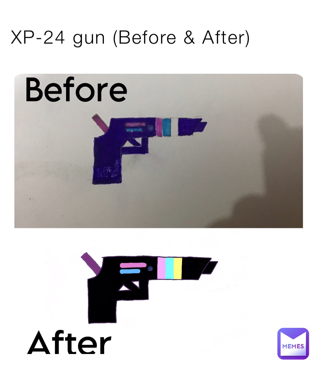 XP-24 gun (Before & After)