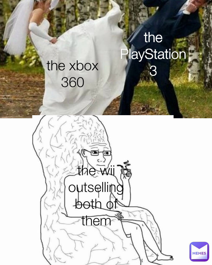 the xbox 360 the PlayStation 3 the wii outselling both of them