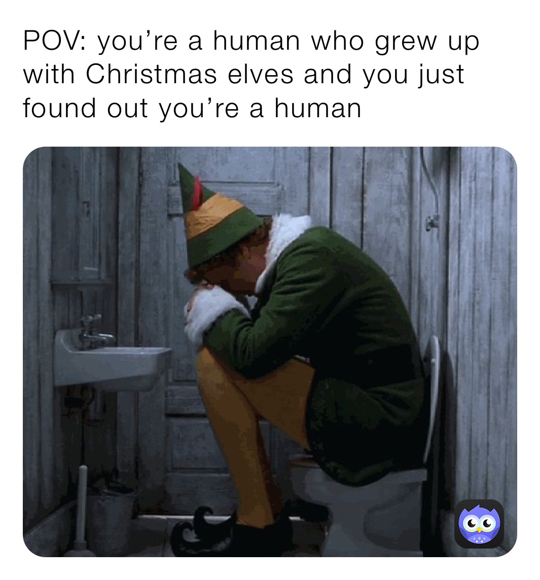 POV: you’re a human who grew up with Christmas elves and you just found out you’re a human